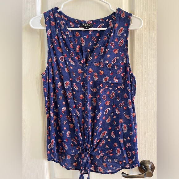 Lucky Brand ladies crop blouse - Picture 9 of 9